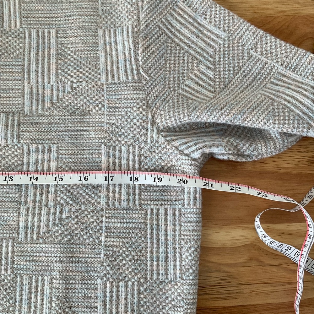 Southern Marsh Gray Patterned Zip-Up Sweater - image 11